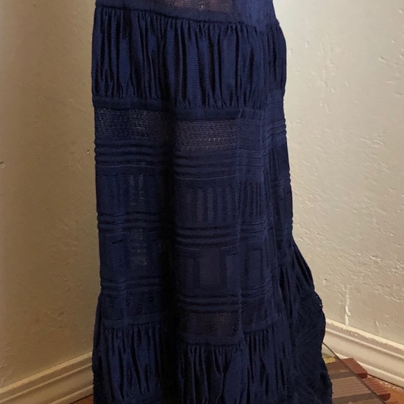 Herve Leger L Navy Blue Bandage Dress - Picture 7 of 11